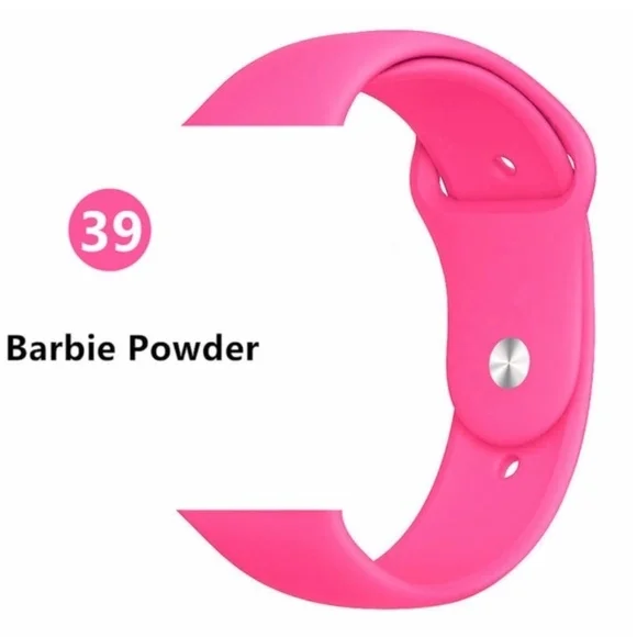 NEW[BAND] BabePink Sport Silicone For Apple Watch - Picture 2 of 4
